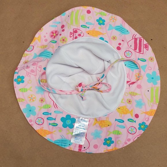 I Play Bucket Sun Hat 9-18M Pink - Picture 2 of 7